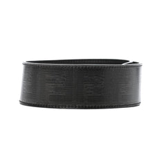 Fendi Strap You FF Zucca Black Glazed Canvas Shoulder Strap