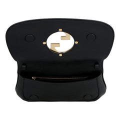Gucci Blondie Black Leather Shoulder Bag with Gold Hardware