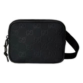 Gucci GG Rubber Effect Black Mini Crossbody Bag