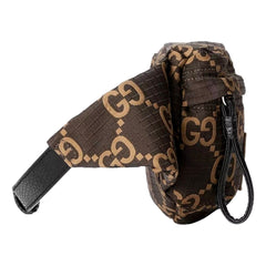 Gucci GG Ripstop Waist Bag Beige Brown Recycled Fabric Belt Bag