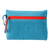 Gucci GG Scuba Neon Blue Small Clutch Pouch Bag