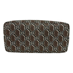 Gucci GG Shadow Monogram Canvas Beige Black Shoulder Bag
