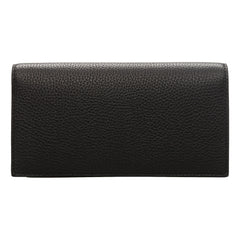 Gucci Interlocking GG Black Python Leather Bow Wallet on Chain Gold Hardware