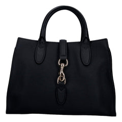 Gucci Jackie Medium Black Calfskin Leather Tote Bag