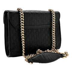 Gucci Microguccissima Mini Emily Chain Shoulder Bag Black