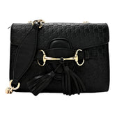 Gucci Microguccissima Mini Emily Chain Shoulder Bag Black