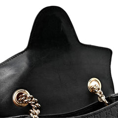 Gucci Microguccissima Mini Emily Chain Shoulder Bag Black
