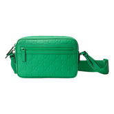 Gucci GG Rubber Effect Crossbody Bag in Green