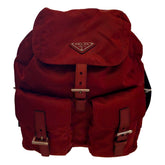 Prada Re-Edition Re-Nylon Burgundy Drawstring Backpack Medium