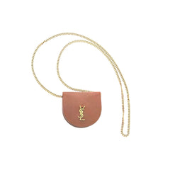 Saint Laurent Baby Kaia Satchel Brown Smooth Leather Micro Bag