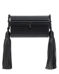 Saint Laurent Opium Plexiglass Minaudière Box Bag Black