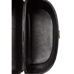 Saint Laurent YSL June Black Quilted Leather Crossbody Bag
