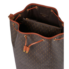 Saint Laurent Le Monogramme Oversized Bucket Bag Brown