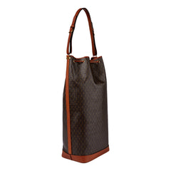 Saint Laurent Le Monogramme Oversized Bucket Bag Brown