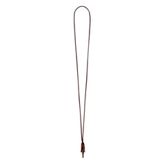 Saint Laurent Opyum Red Patent Leather Heart Keyring Necklace
