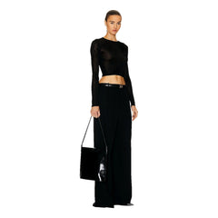 Saint Laurent Black Patent Leather Shopping Tote Shoulder Bag