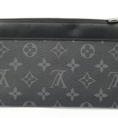 Louis Vuitton Discovery PM Pouch M44323, Monogram Eclipse, Black — Like New