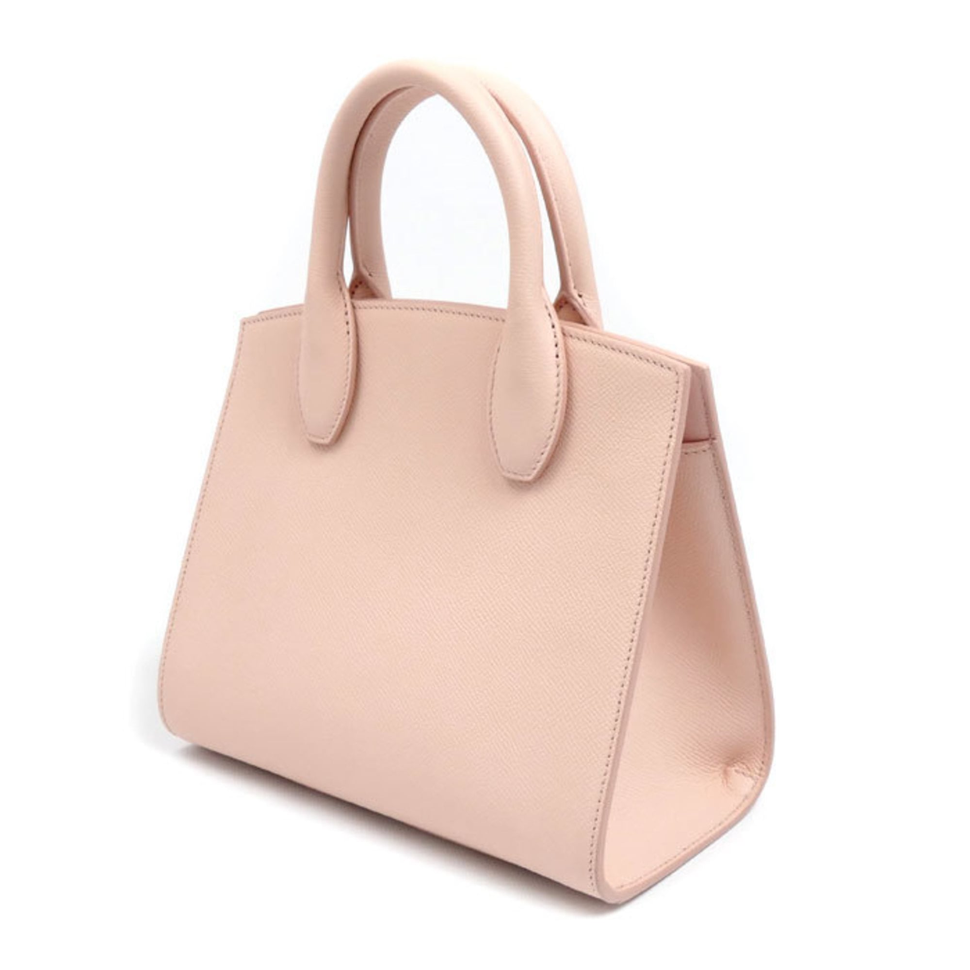 Salvatore Ferragamo Studio Box Bag XS 2-Way Shoulder Bag, Pink, 211424, Women's