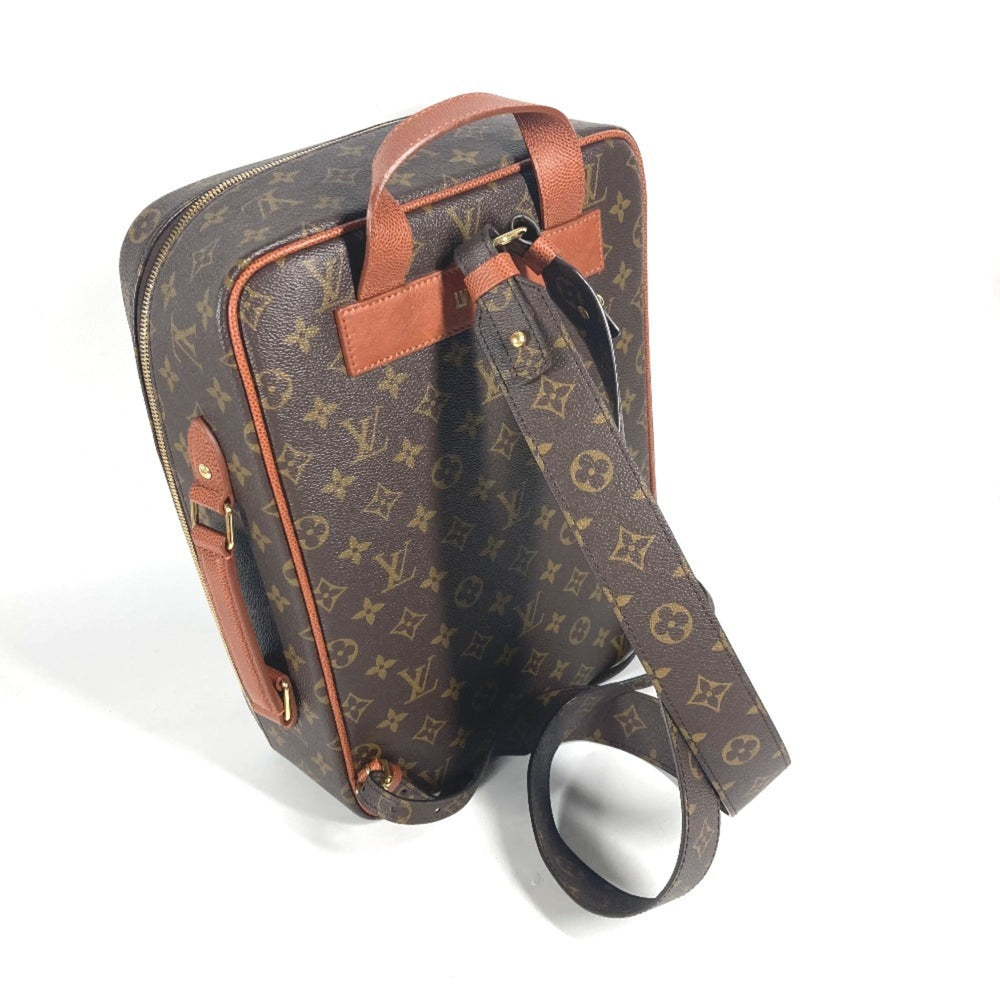 LOUIS VUITTON M45784 NBA Collaboration Shoebox Backpack Bag Rucksack Monogram Canvas Men's Brown — Like New