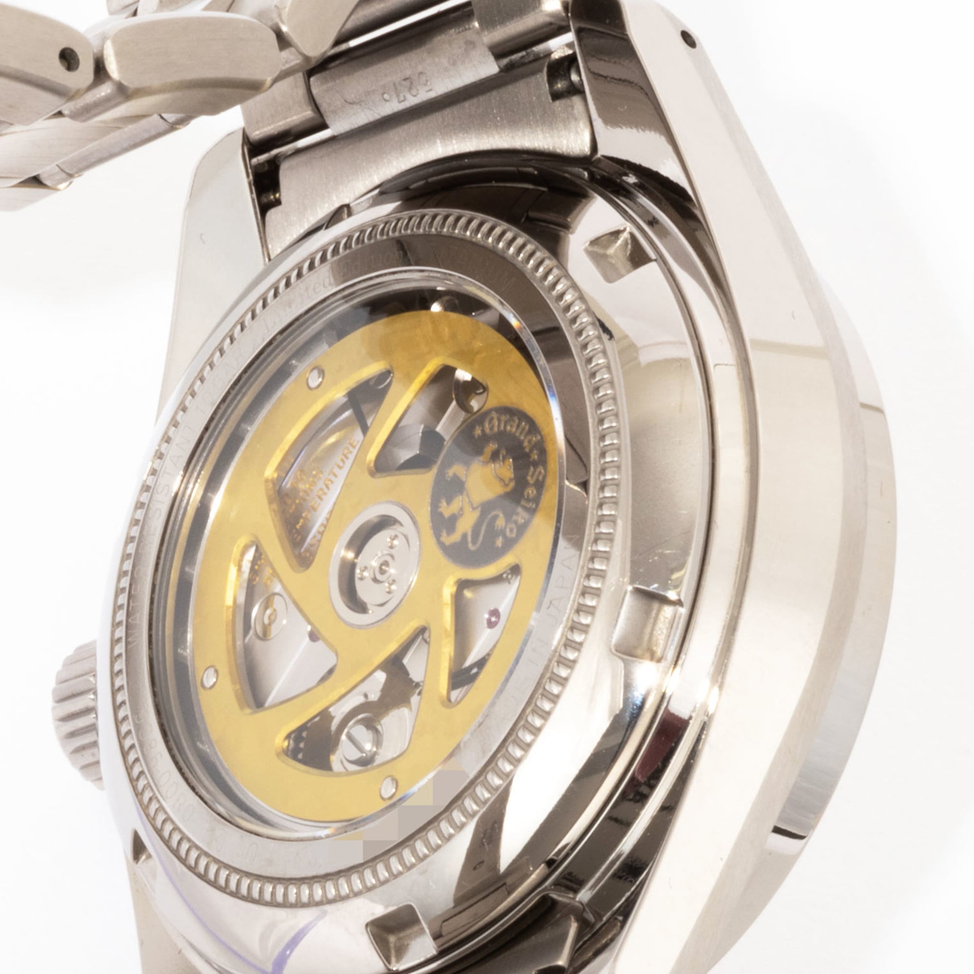 Grand Seiko Heritage Collection Mechanical Hi-Beat Watch SBGJ255 Bright Titanium Silver Men's — Good