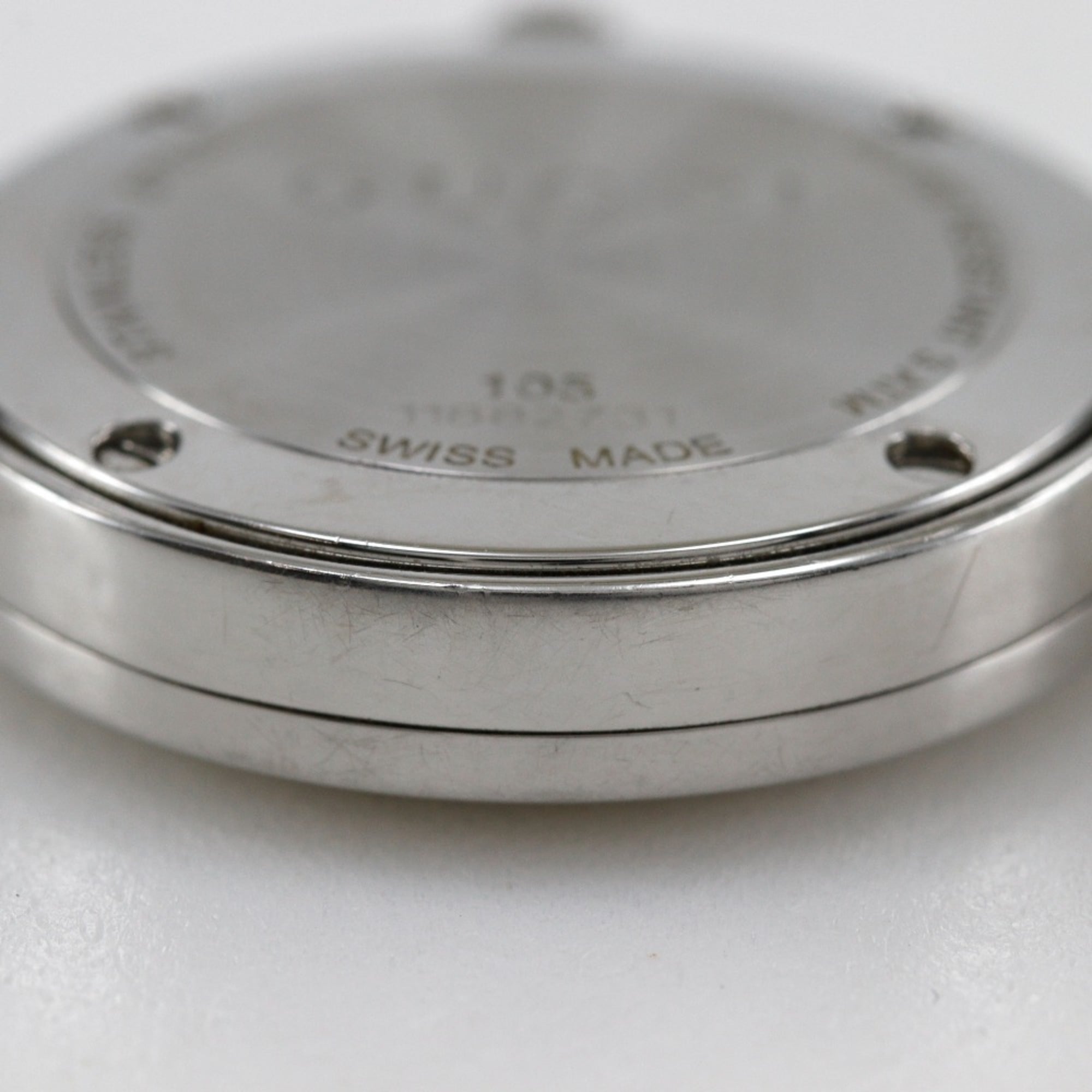 Gucci G Circle Watch Logo 105 Stainless Steel Quartz Analog Display White Dial Women's — Good