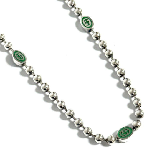 Gucci Men's Women's Necklace Pendant GG Ball Chain