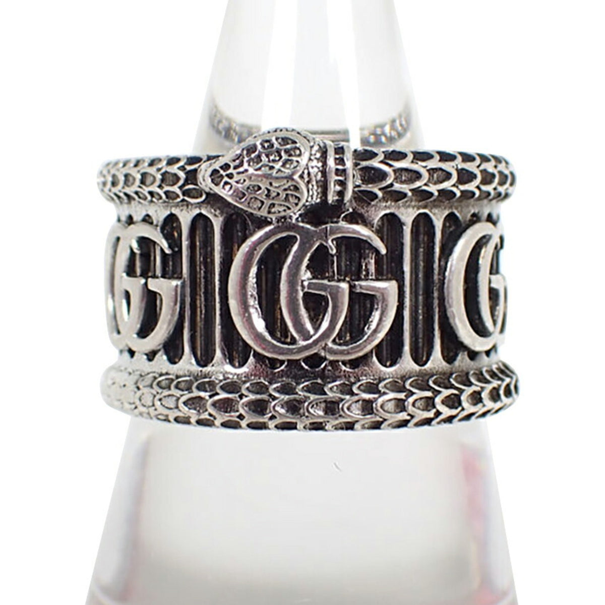 GUCCI 925 Snake Ring, Size 16 — Like New