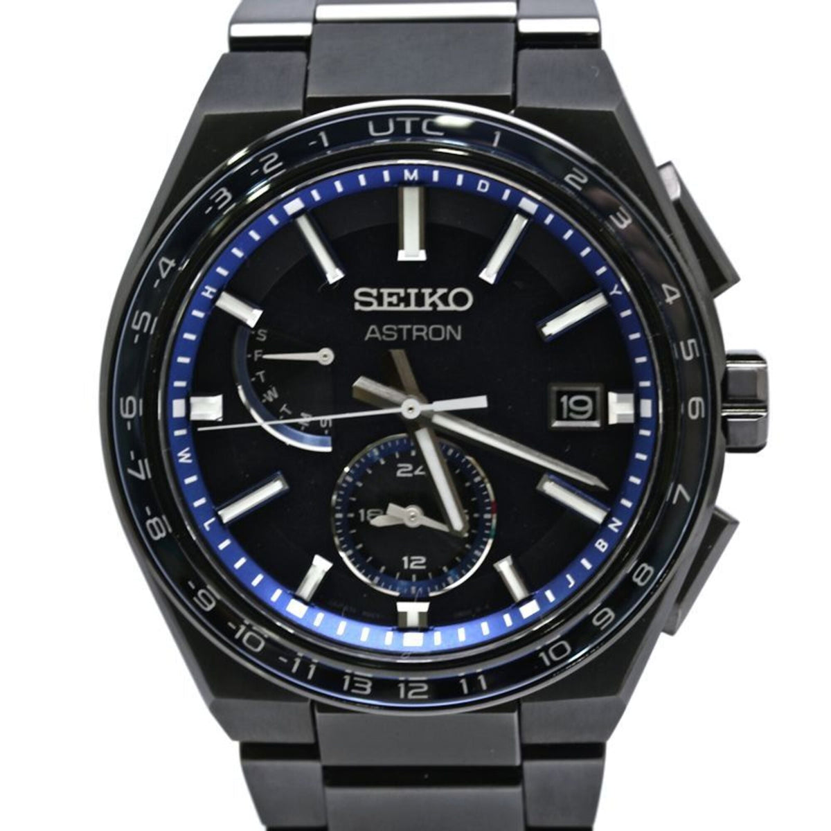 SEIKO Astron Nextar World Time Solar Radio-Controlled Watch SBXY041 8B63-0BB0 Men's Titanium 40473 — Like New