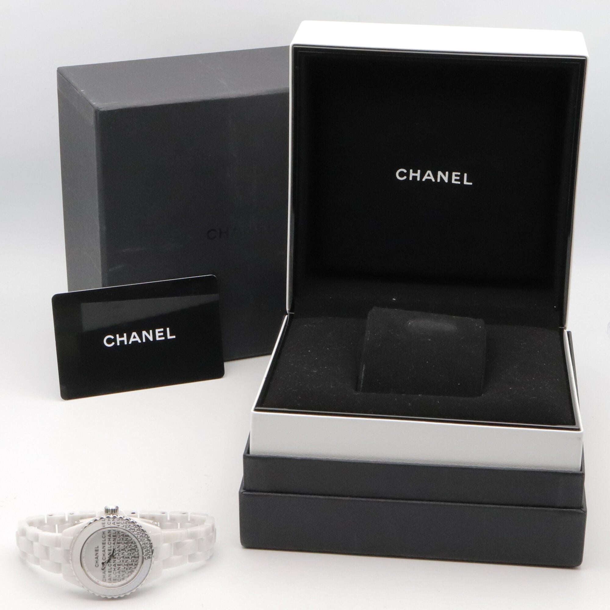 Chanel J12 Wanted de Watch, Ceramic, Ladies, White, H7419 — Very Good