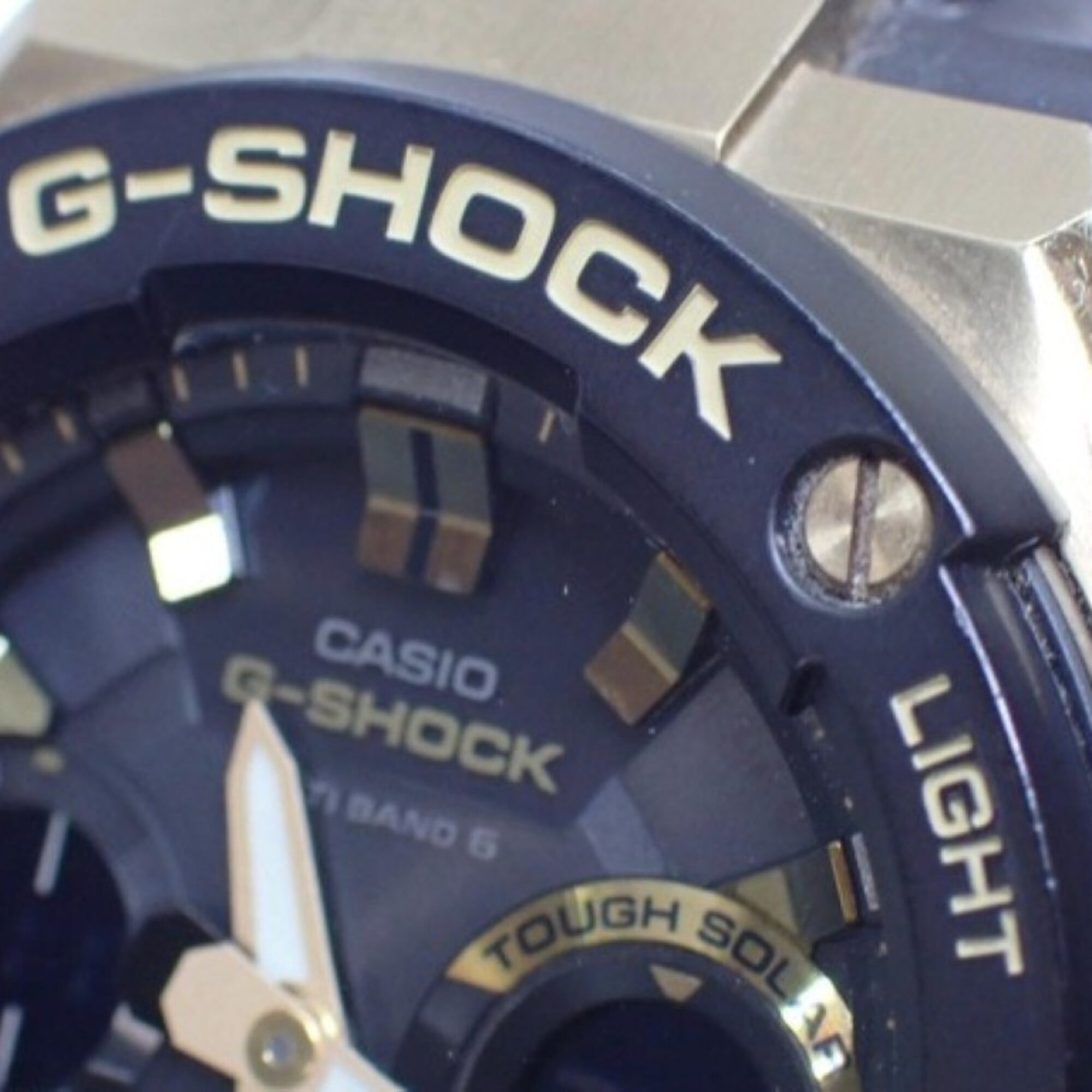 CASIO G-SHOCK G-STEEL GST-W100 Series GST-W100G Black Resin/Stainless Steel Men's Watch — Very Good