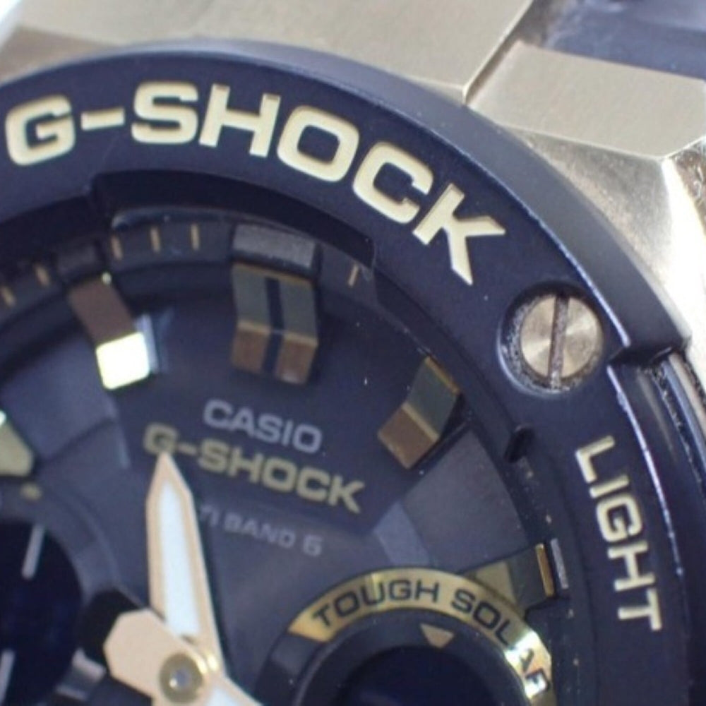 CASIO G-SHOCK G-STEEL GST-W100 Series GST-W100G Black Resin/Stainless Steel Men's Watch — Very Good