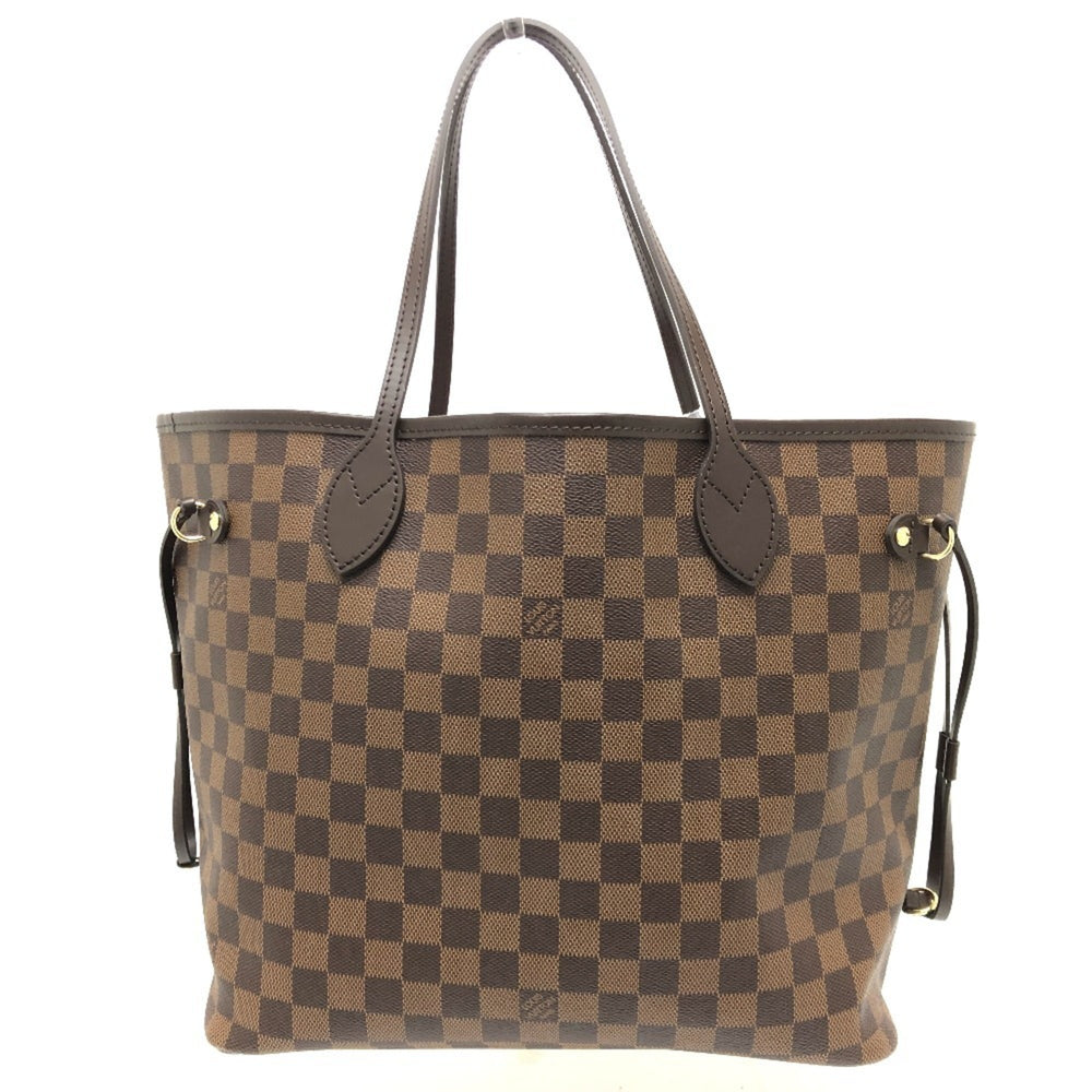 LOUIS VUITTON Louis Vuitton N40599 Neverfull MM Tote Bag Damier Canvas Women's Ebene Brown — New - Store Return