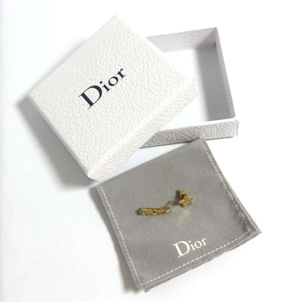 Christian Dior Dior Asymmetric Revolution Earrings Star — Like New