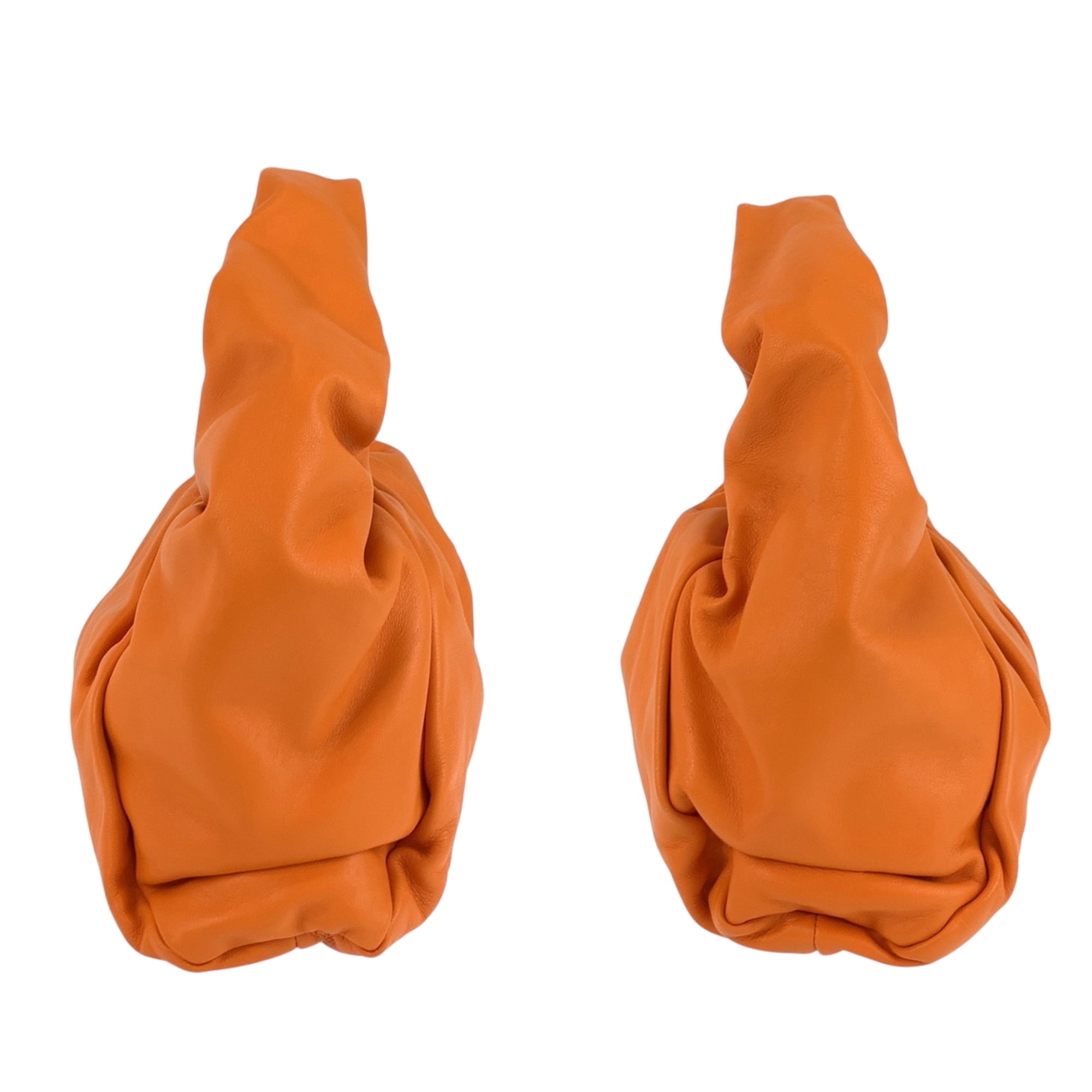 BOTTEGA VENETA The Shoulder Pouch in Orange Leather (BO8576669L) - Hobo Bag/Handbag for Women