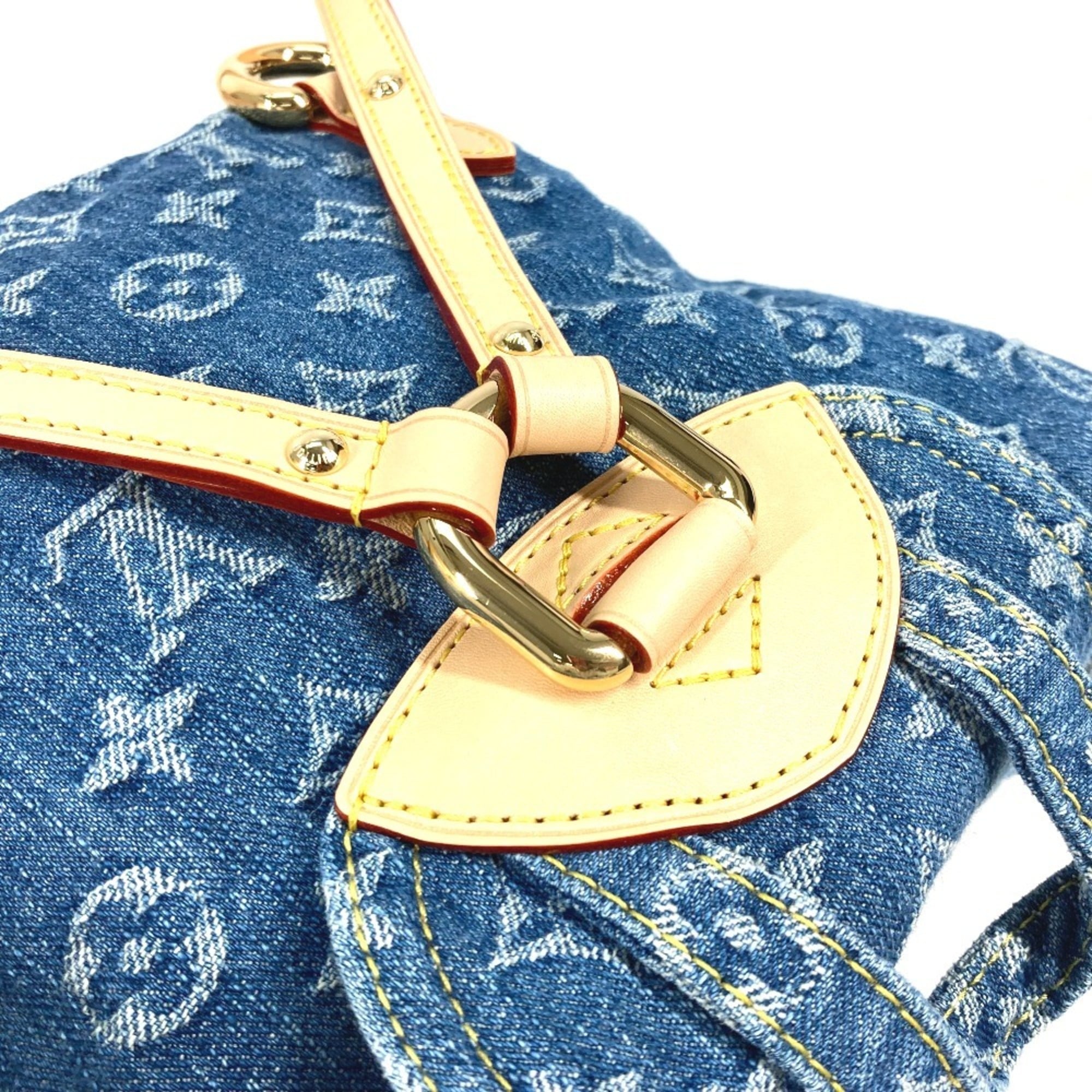 LOUIS VUITTON M46836 New LV Remix Venice Backpack Monogram Denim Women's Blue — New - Store Return