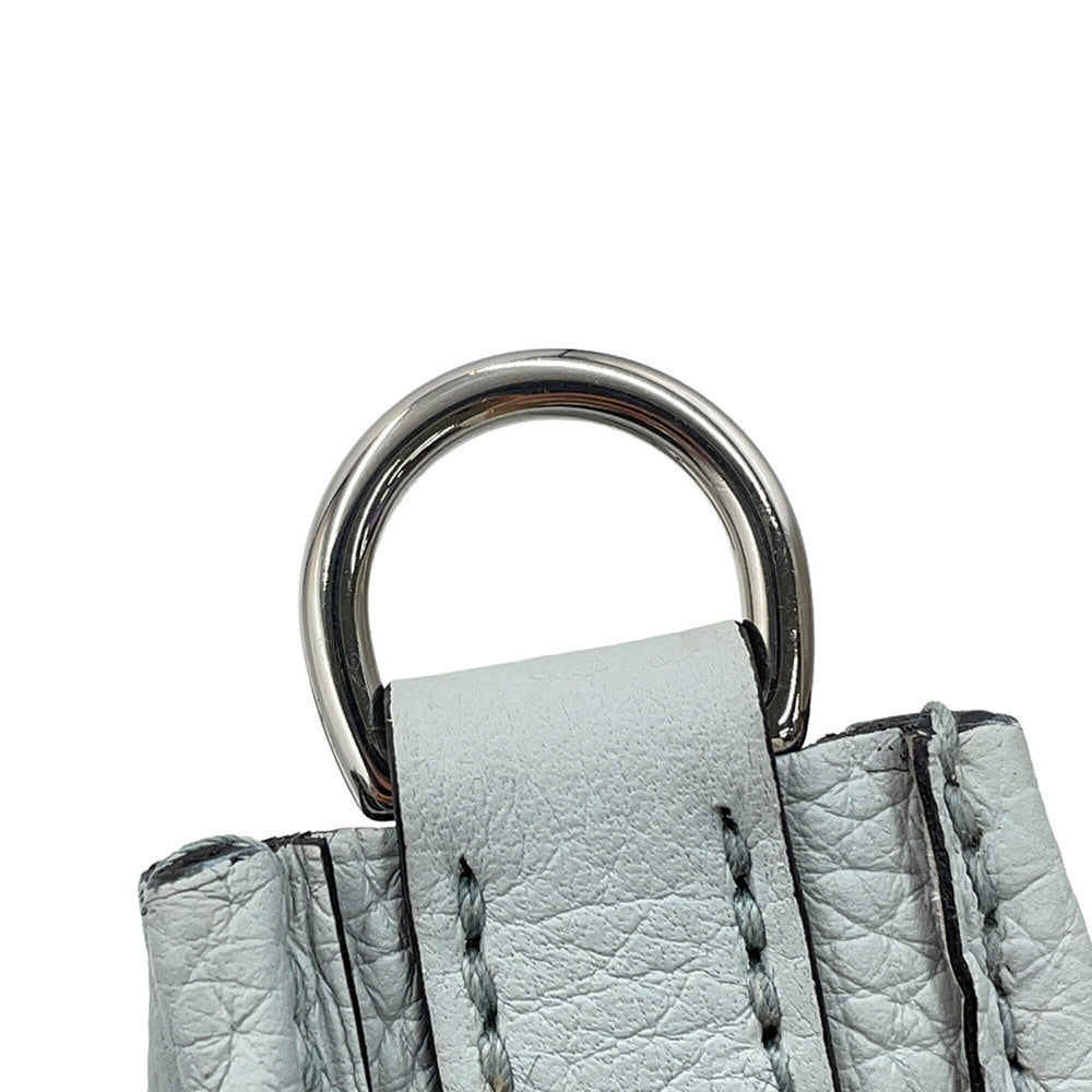Hermes Evelyne TPM Shoulder Bag 111cm Amazon Blue Pale Etoupe Taurillon Clemence B Stamp Handbag Women's HERMES — Like New