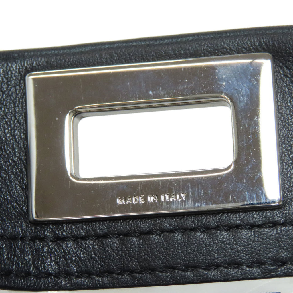 Fendi Peekaboo Mini 2-Way Handbag in Vinyl/Calf Leather for Women