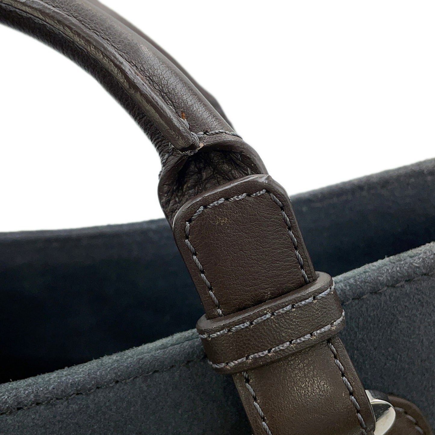 LOEWE Anagram Camoccio Suede Leather Handbag