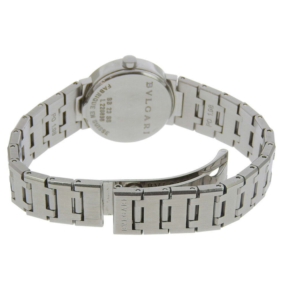BVLGARI Bzero1 Watch, BZero1 BB23SS, Stainless Steel, Quartz Movement, Analog Display, Black Dial, Women's — Good