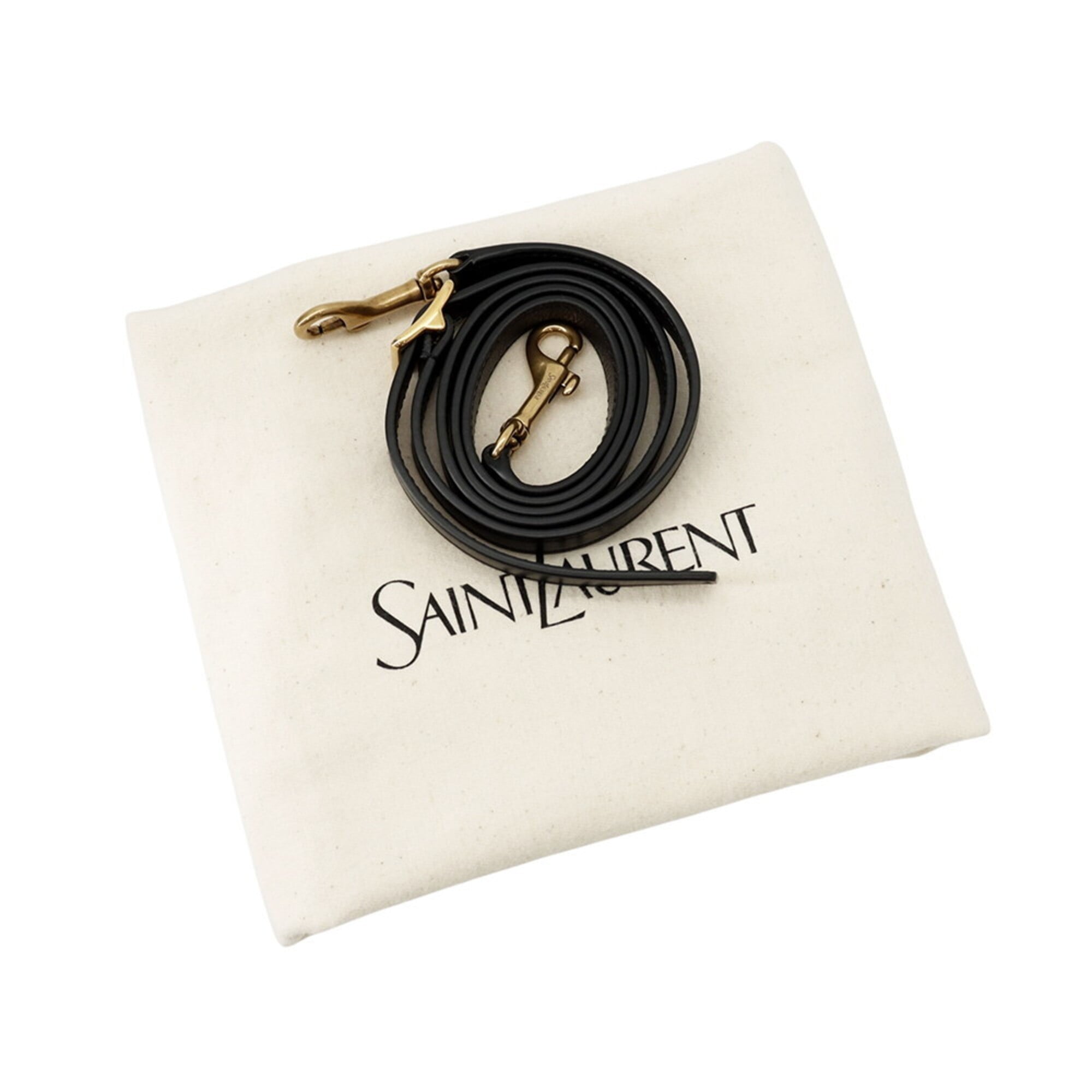 Yves Saint Laurent Saint Laurent Paris handbag, Y bucket style, calf leather, 808224, SAINT LAURENT PARIS, 2-way, black — Like New