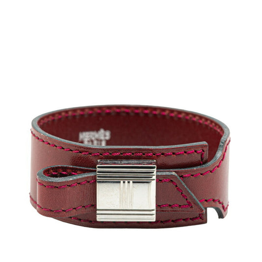 Hermes Artemis Bangle Wine Red Box Calf Women's HERMES