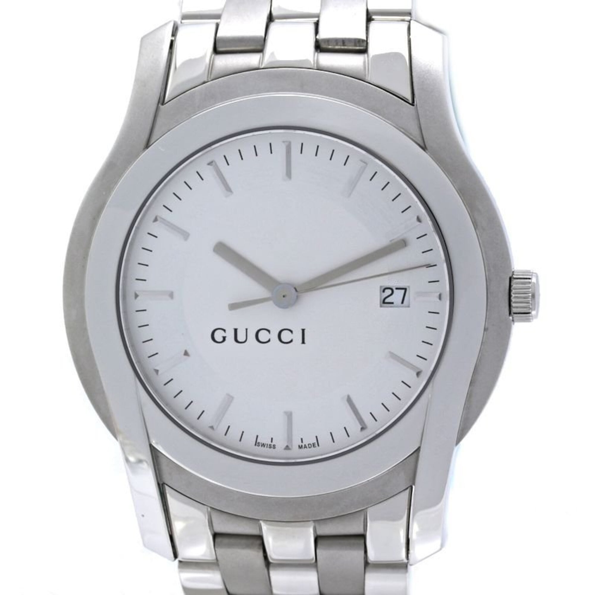 GUCCI G-Class YA055212 5500XL Men's Watch, Stainless Steel, 40570 — Very Good