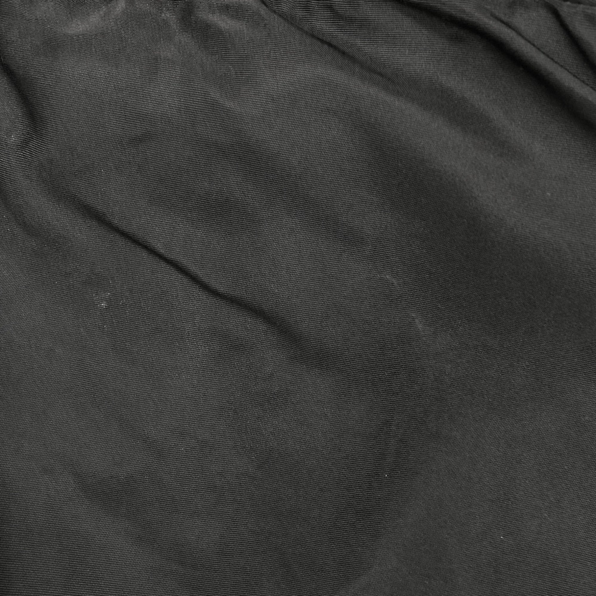 PRADA Prada Triangle Logo Plate Nylon Handbag in Black for Men and Women