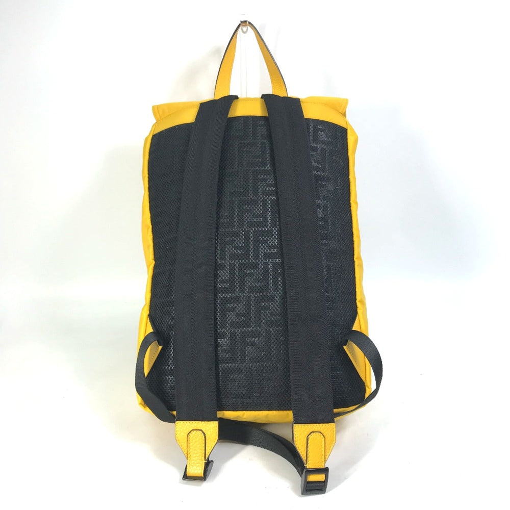Fendi 7VZ066 backpack bag Backpack yellow — Like New