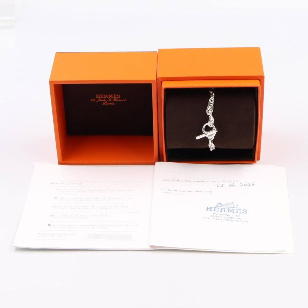 Hermes Chaine d'Ancre TPM 24-link bracelet, sterling silver (925), women's, tone — Like New