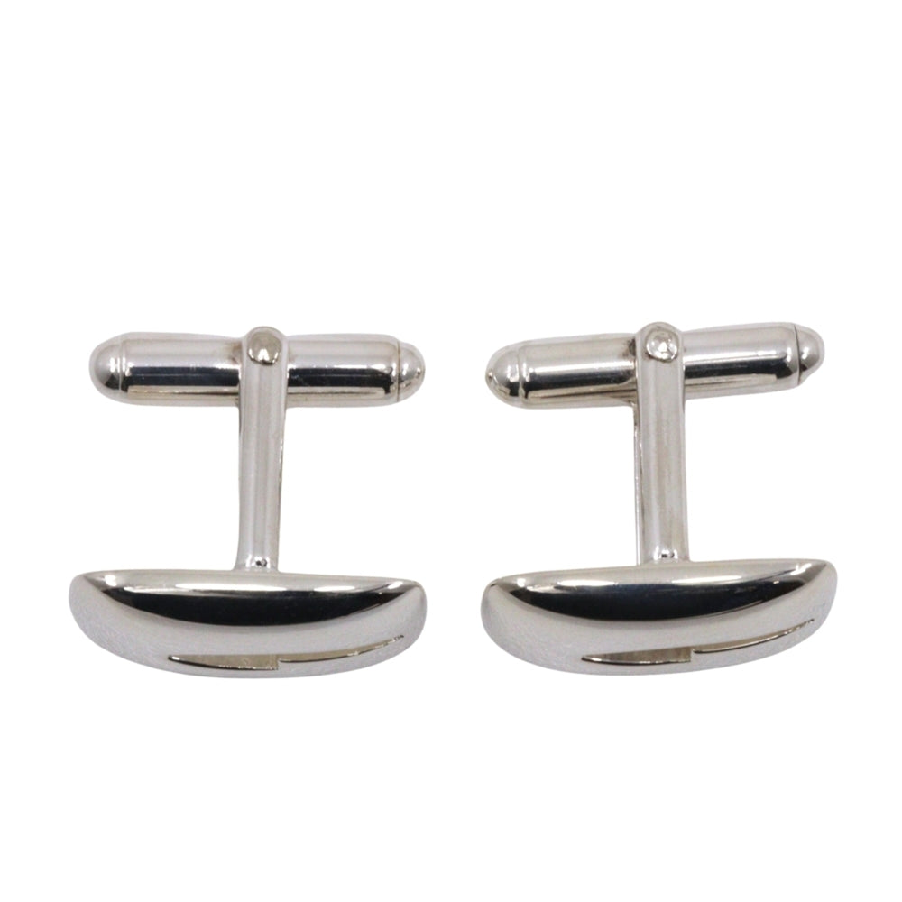 Gucci G logo cufflinks silver 925 made in Italy men's — Like New
