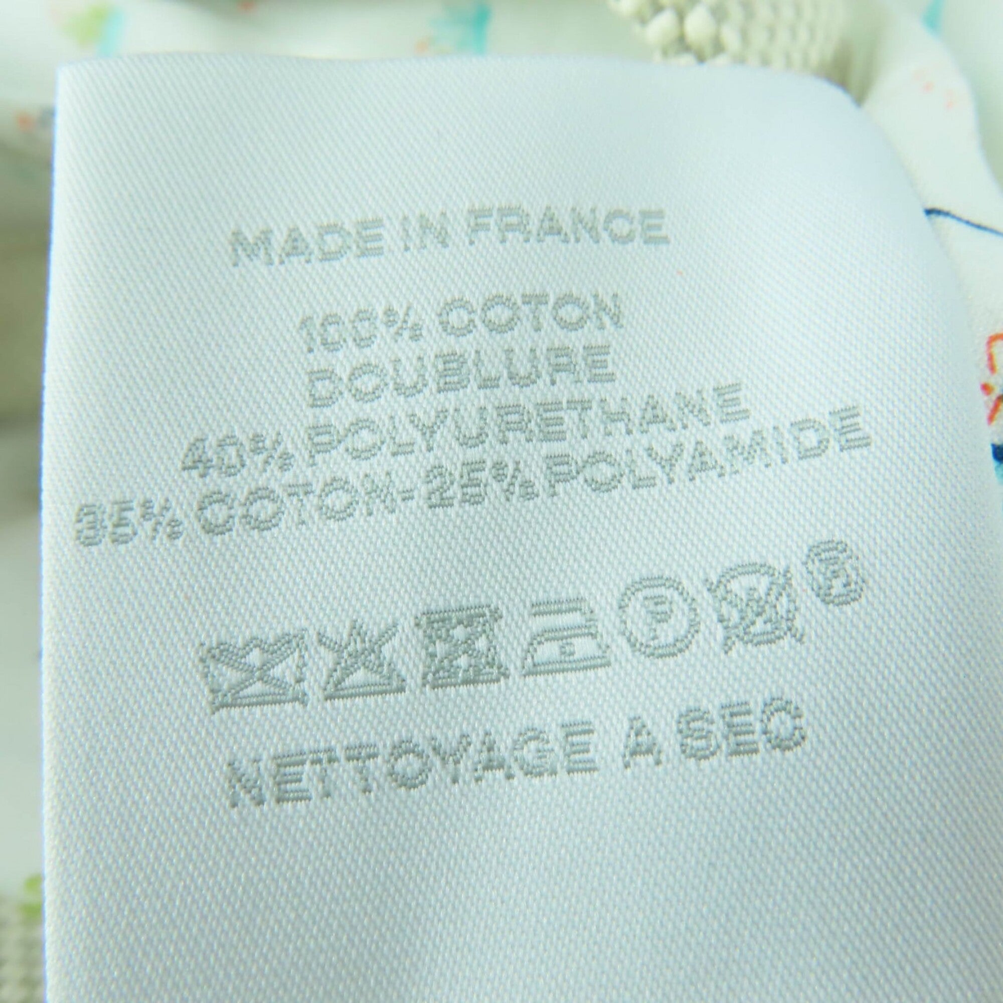HERMES Cabriole Tote Bag, 100% Cotton, Gris Perle, Made in France, Women's — Like New