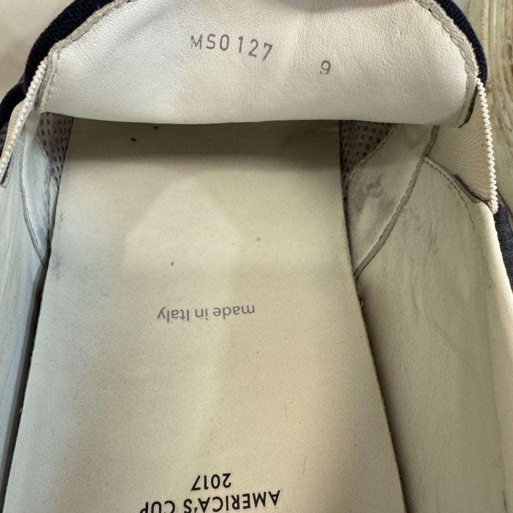 LOUIS VUITTON Louis Vuitton America's Cup 2017 Latitude Sneakers, Navy, Men's, Size 27.5