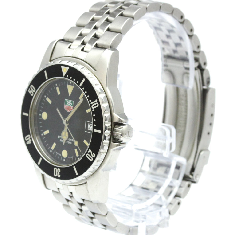TAG HEUER 1500 Professional Stainless Steel Quartz Mens Watch WD1210 — Good