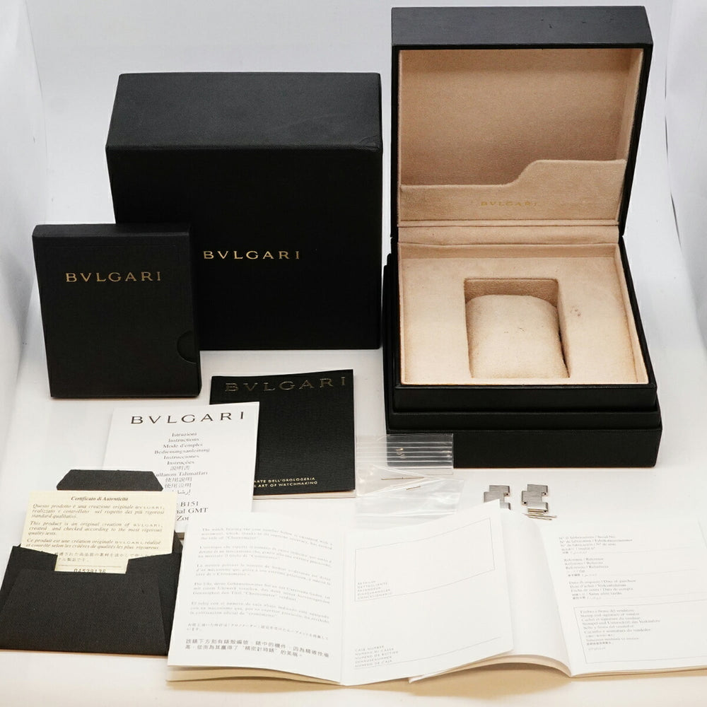 Bulgari Diagono Professional DP42SCH Black Dial Men's Watch — Good
